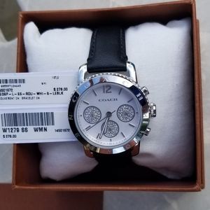 NEW Gorgeous Coach Leather Watch